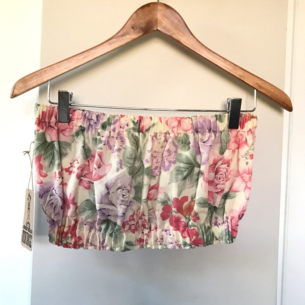 Reworked vintage crop top